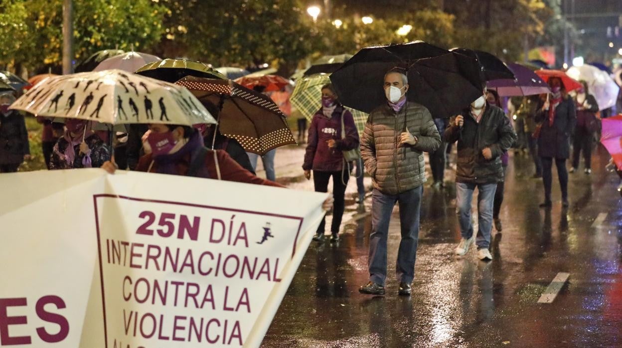 Manifestación contra la violencia contra las mujeres