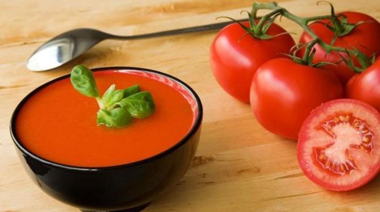 Un bol de gazpacho