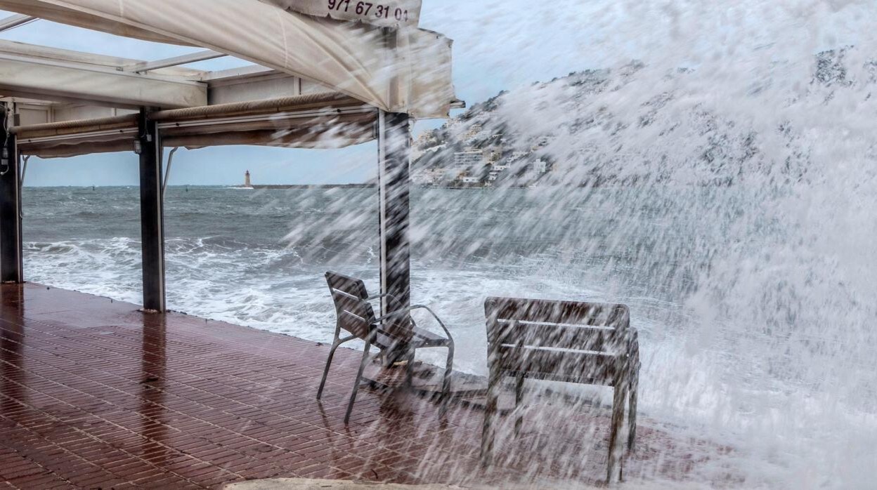 Imagen de archivo de uan tormenta en Mallorca