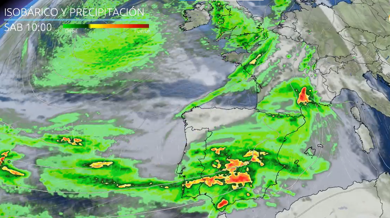 Se esperan lluvias generalizadas en toda la península