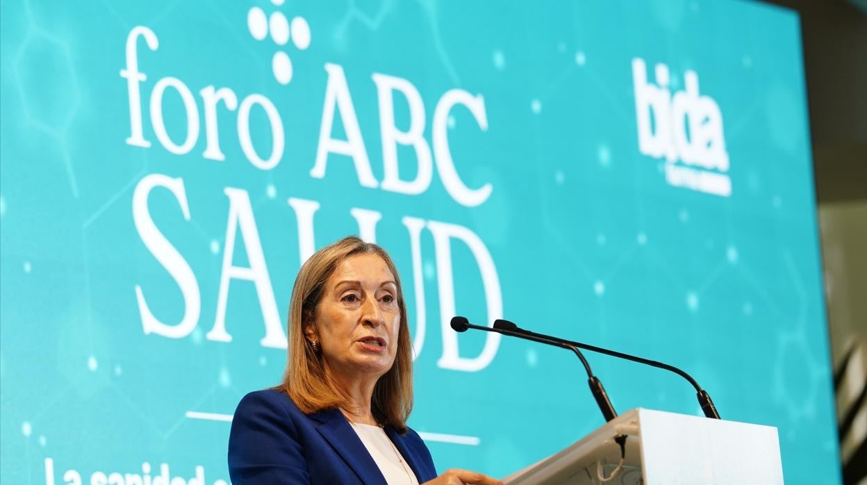 Ana Pastor, vicepresidenta segunda del Congreso de los Diputados, durante su intervención en el Foro ABC Salud