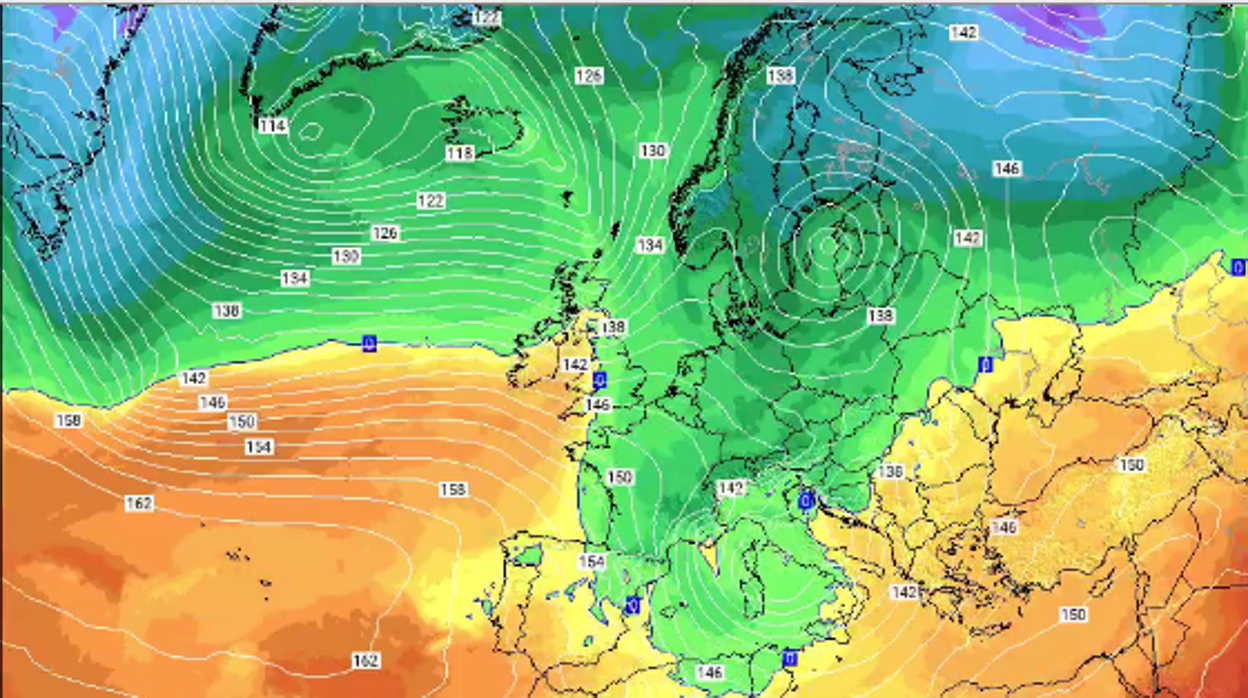 Imagen del tiempo en el puente de diciembre en España