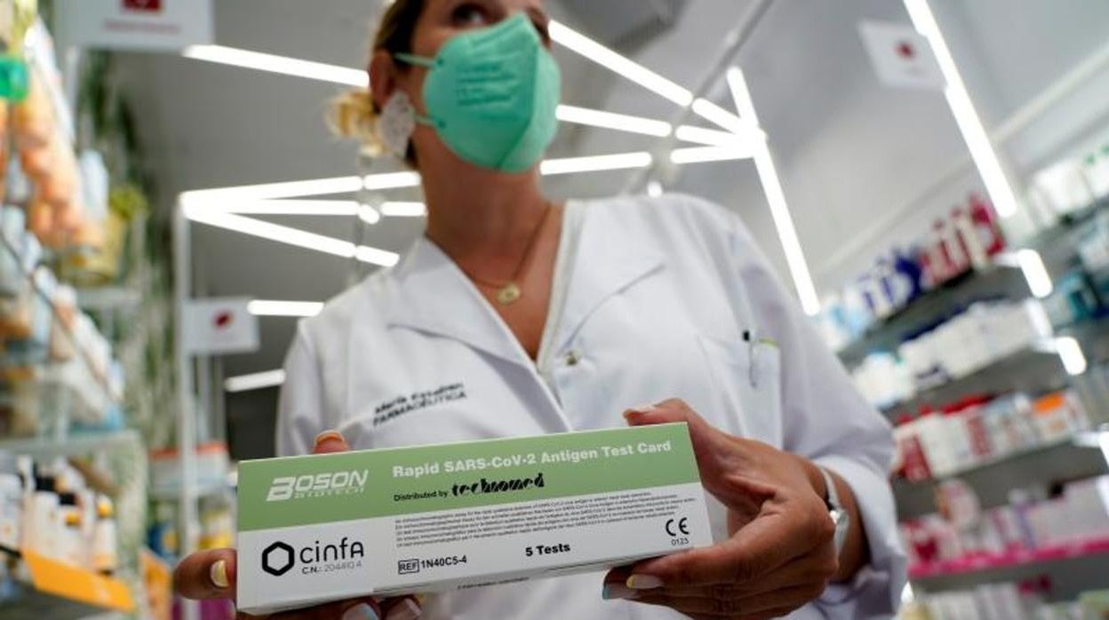 Test de antígenos de venta libre en las farmacias