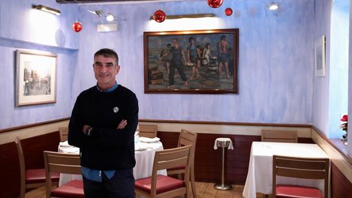 Enric Suárez, al frente del restaurante Can Majó de la Barceloneta