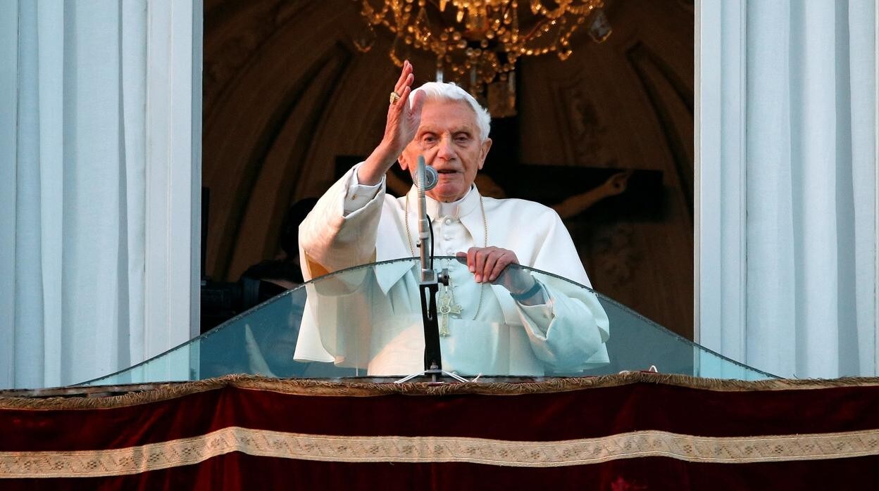 El Papa emérito Benedicto XVI, en febrero de 2013