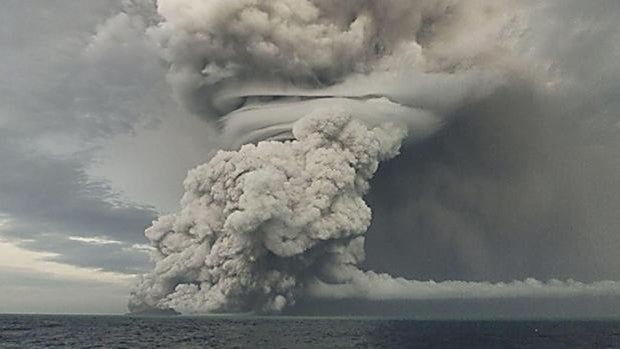 La potencia de la erupción de Tonga fue más de 100 veces superior a la bomba atómica de Hiroshima