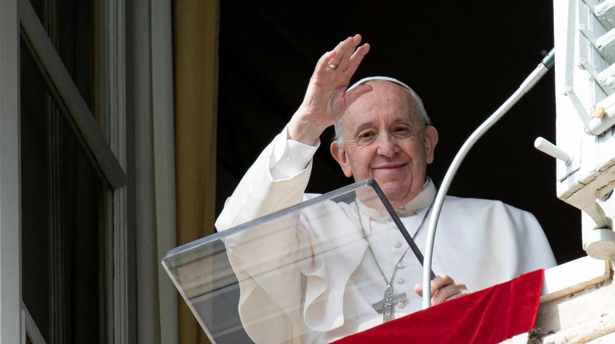 El Papa Francisco durante el ángelus de este domingo
