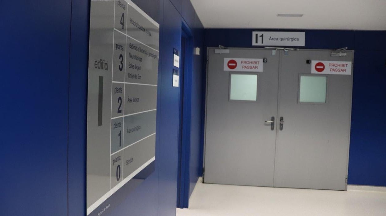 Área de quirófanos del hospital Can Misses