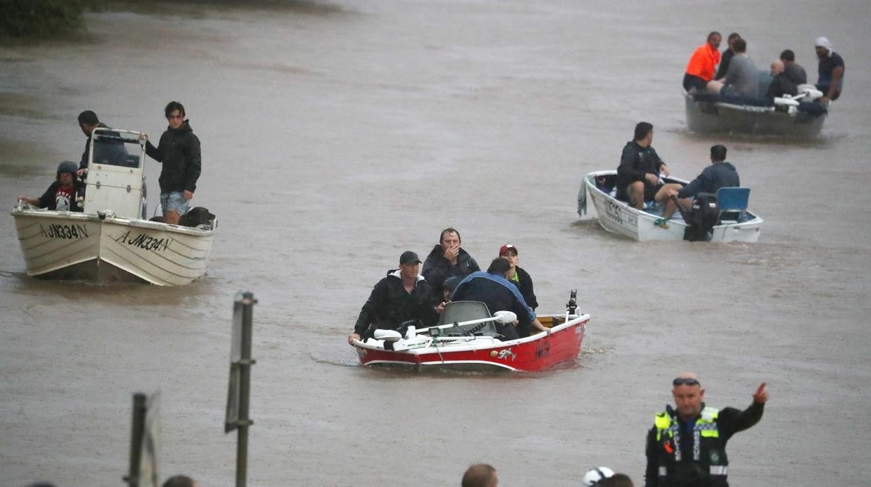 Inundaciones en la ciudad de Lismore, al noreste de Nueva Gales del Sur, Australia