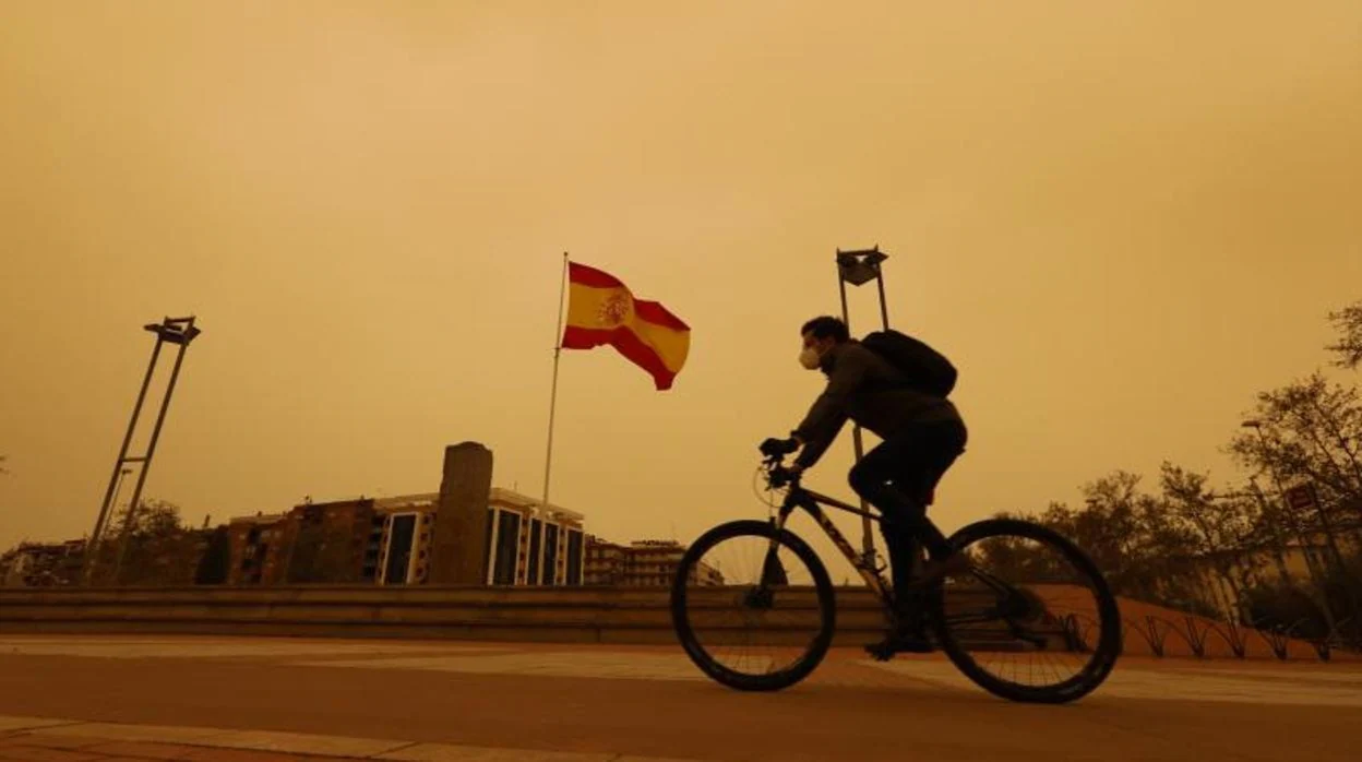 La calima cubrió de polvo sahariano ciudades como Córdoba