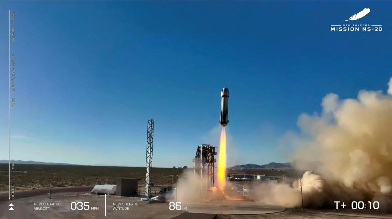 El cohete suborbital New Shepard