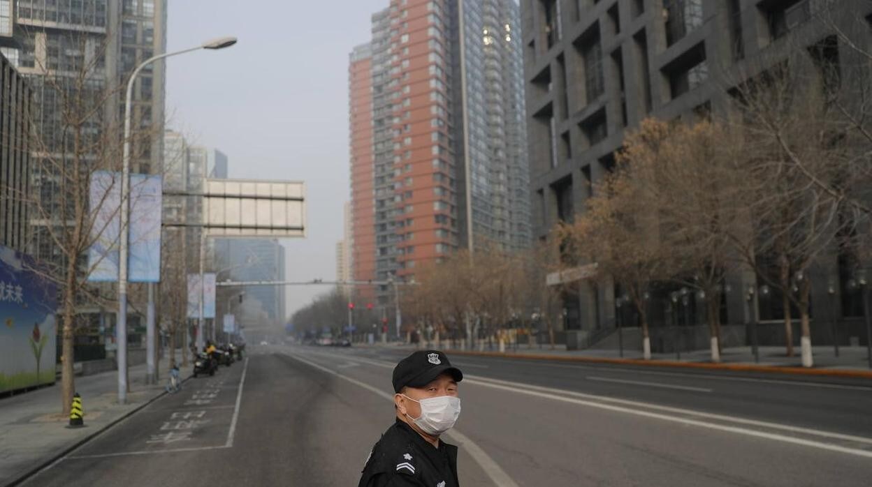 Imagen de archivo de Pekín durante el confinamiento