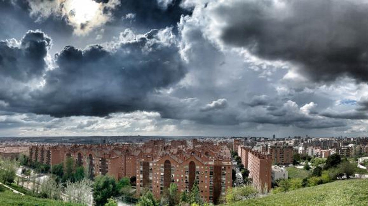 Skyline de Madrid durante la pandemia