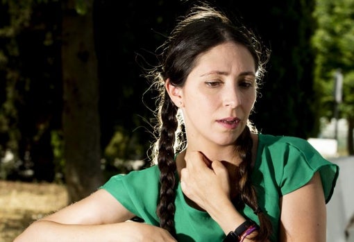 Elizabeth se contagió de coronavirus trabajando en el aula, a principios de 2020