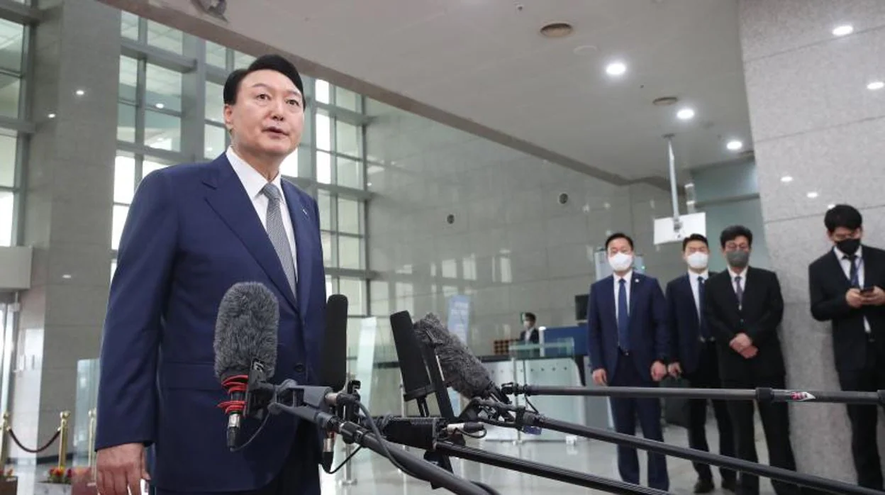 El recientemente elegido presidente de Corea del sur, Yoon Suk-yeol