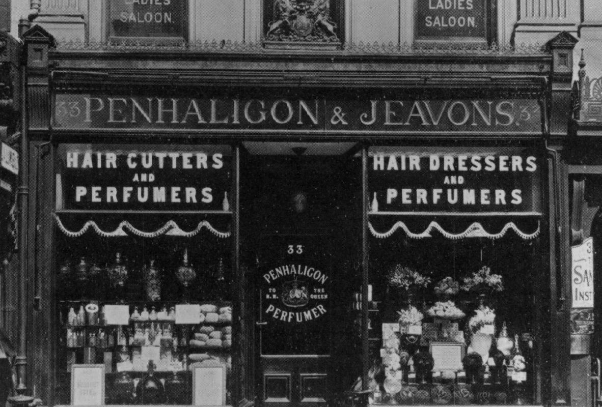 La original Pengaligon en James Street, Londres