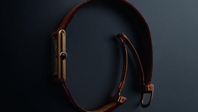 Versión antigua del reloj Tank