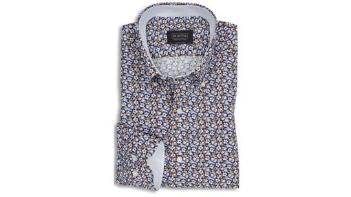 Camisa con estampado de flores