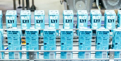 Las bebidas de avena de la marca sueca Oatly