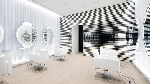 Planta de maquillaje y peluquería