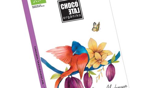 La tableta de chocolate negro 65% de cacao de Organiko