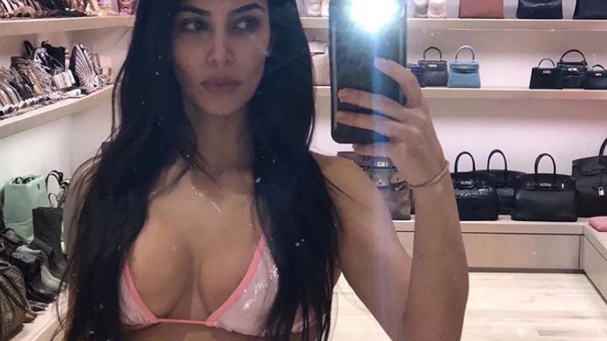 Kim Kardashian en una de sus fotos de Instagram