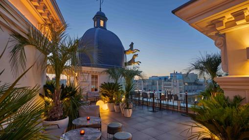 La azotea del hotel Hyatt Centric Gran Vía Madrid