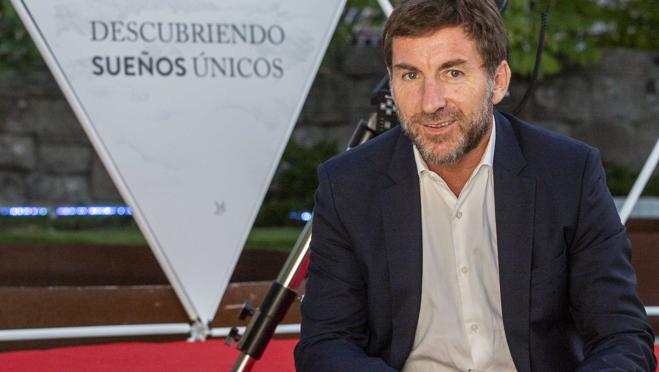 El actor Antonio de la Torre durante la presentación del proyecto