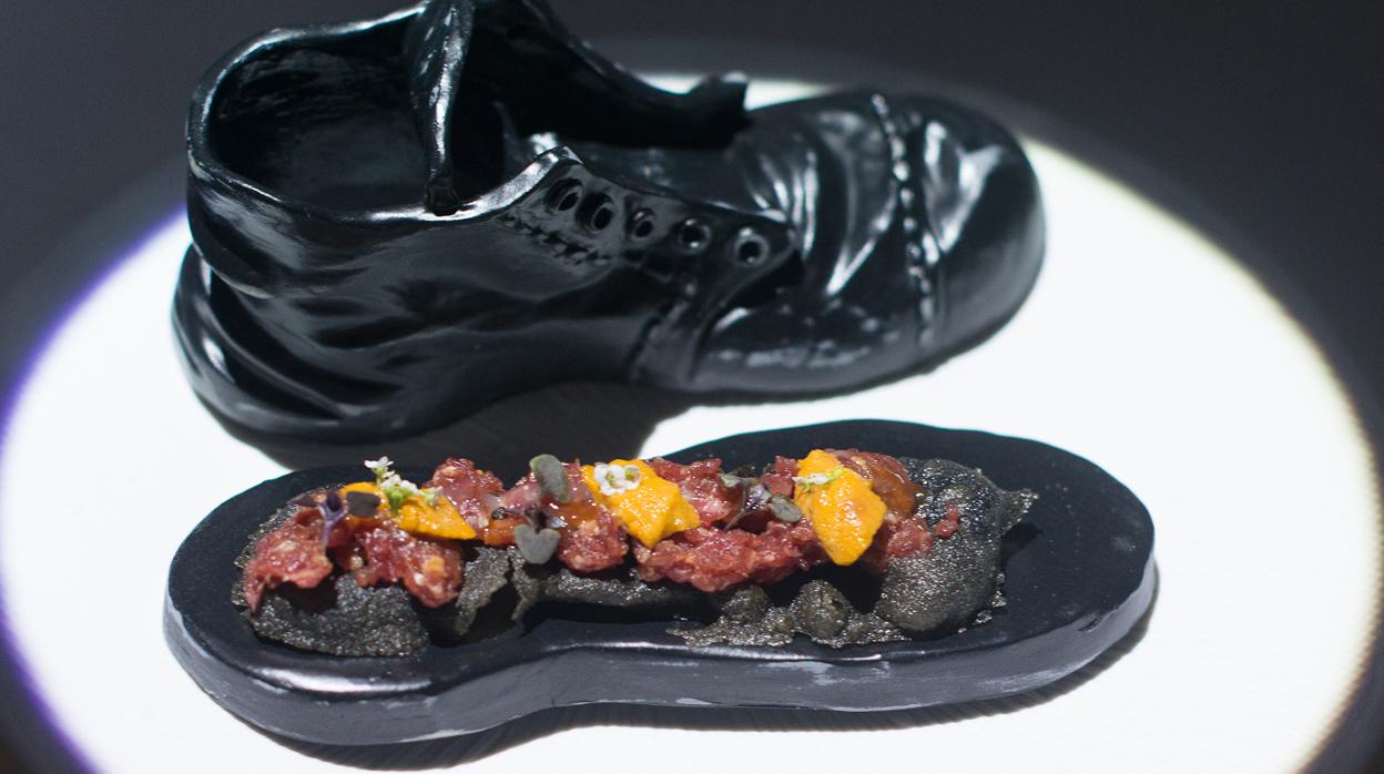 Una de las elaboraciones del menú degustación