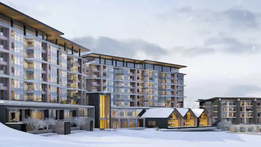 Imagen del exterior del lujoso hotel Parke Hyayt Niseko Hanazono