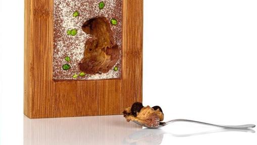 Uno de los platos del restaurante Arzak (San Sebastián)