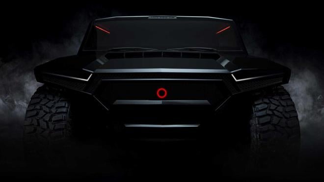 Frontal del vehículo Rambsmobile