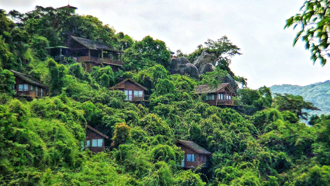 Así se ven las villas de Yalong Bay Tropical Paradise Forest Park