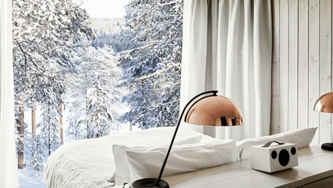 En invierno la estampa que verás desde la habitación es mágica