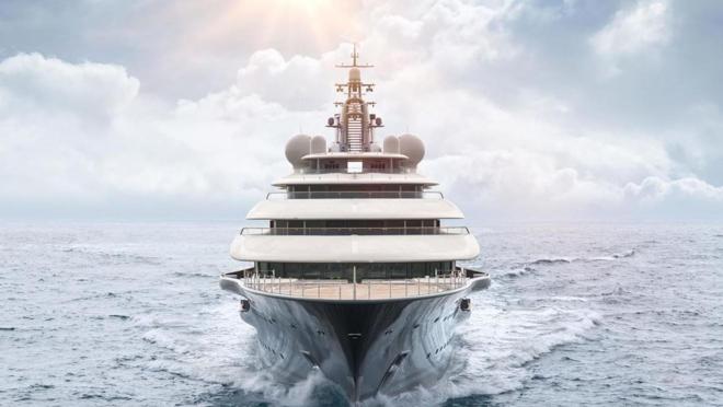 El diseño exterior de la embarcación es obra de Espen Oeino