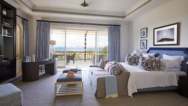 Habitación de una de las villas en la que se alojaron los Duques de Cambridge