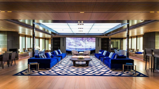 Interior del yate Bold