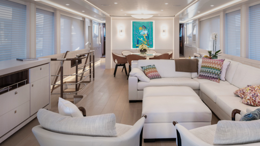 Interior del yate Vanadis