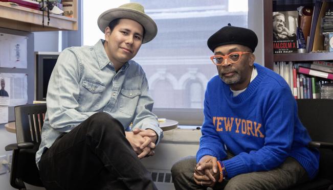 Spike Lee y Kyle Bell