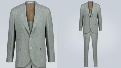 Traje en mezcla de lino, de Brunello Cucinelli (3.190€).