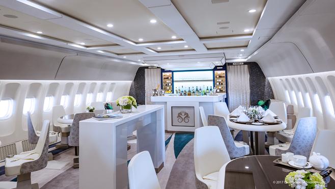 Salón de lujo del Crystal Skye