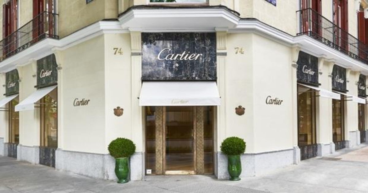 Fachada de Cartier en la calle Serrano de Madrid