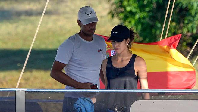El tenista celebró su cumpleaños junto a su esposa Mery Perelló y el resto de su familia