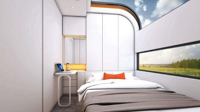 Imagen de una de las habitaciones