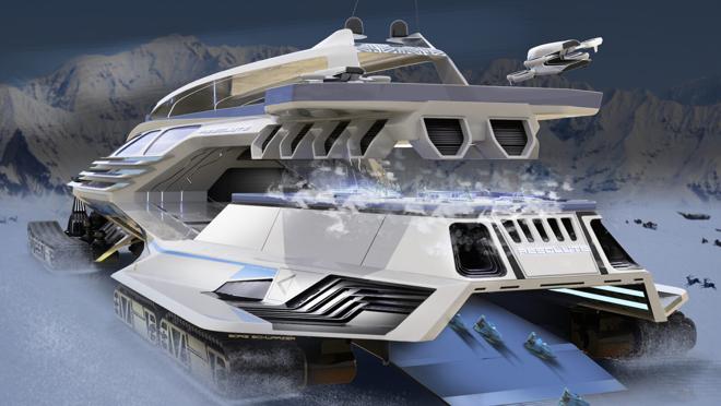 El Resolute está pensado para la Antártida, pero también para el desierto del Sahara