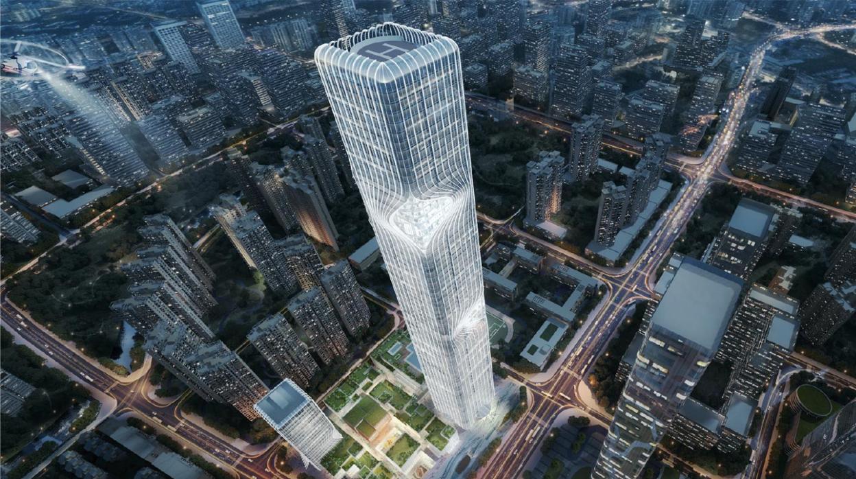 Así es el edificio con ojos que se construirá en China