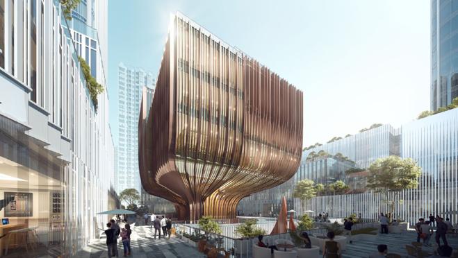 Así será el centro cultural que irá junto al New Pingshan Eye