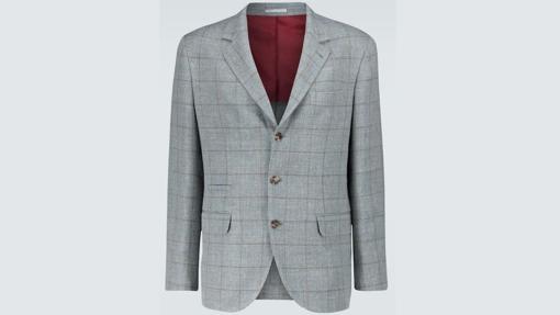 Blazer de cuadros, de Brunello Cucinelli (3.100€)