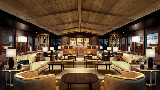 La decoración está ambientada en las lagunas negras del Amazonas