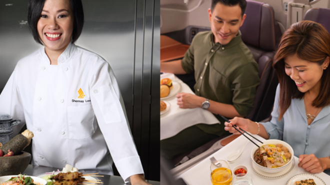 La encargada de los menús es la chef premiada Shermay Lee